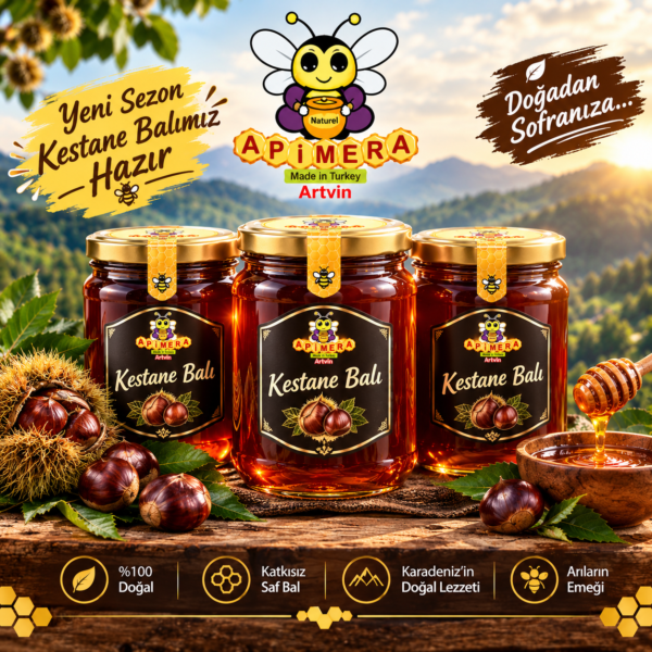 Apimera, Kestane Balı (Daha Hafif) 850g